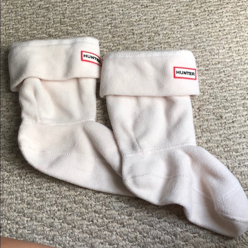 Hunter Boot Socks White